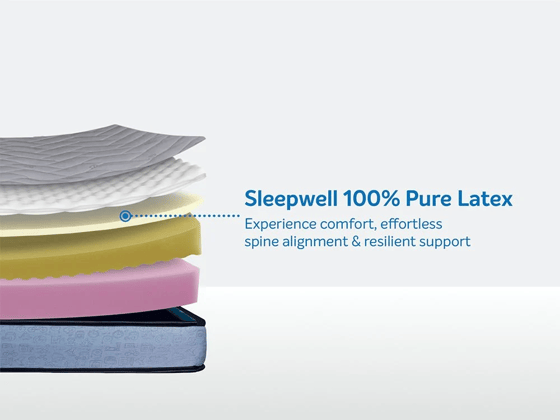 Insides of Sleepwell Ortho Pro Latex Mattress